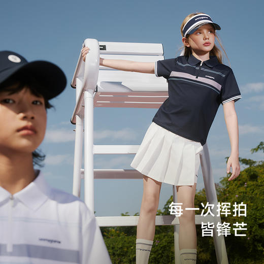 onmygame26夏新品【精英网球】男女童吸短袖t恤速干运动上衣凉感 商品图0