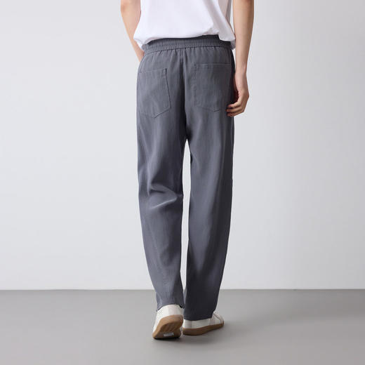 墨麦客高智通勤直筒宽松休闲裤男2026春新款松紧腰男士裤子91577. 商品图4