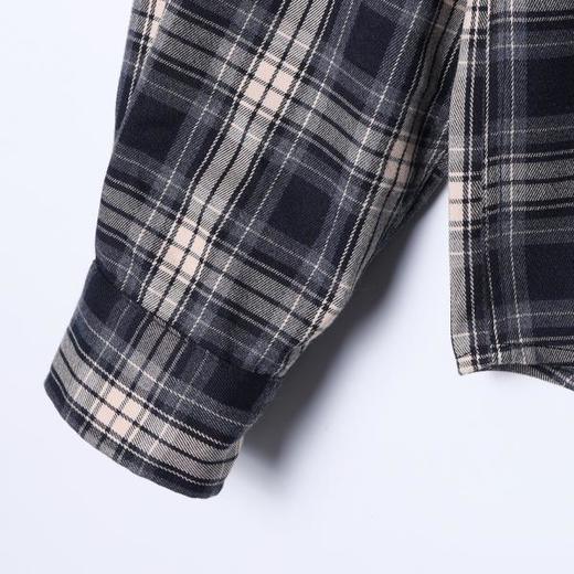 26CS41SDSA男装2026新款高贵轻奢韩版时尚撞色格纹格子翻领长袖衬衫百搭 商品图4