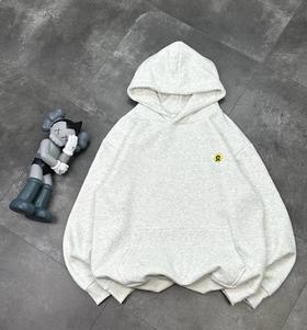 F0306113新款重磅加绒加厚圆领卫衣男女同款保暖卫衣