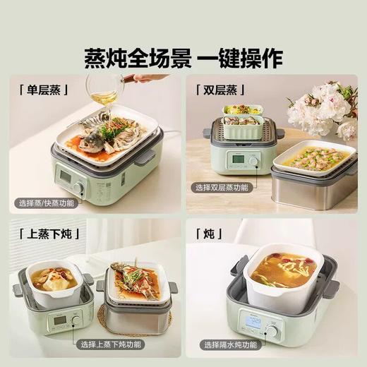 【北鼎电蒸锅集合】电蒸锅家用全不锈钢0涂层电炖锅蒸炖煮一体锅大容量多功能锅定时预约蒸汽锅 商品图13