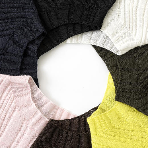 【高品质私服】【杨子60支精纺羊毛针织衫】透气不闷，贴身穿软糯如云朵，春夏单穿清爽YS89066【仅限签收48小时内退换】-CC 商品图5