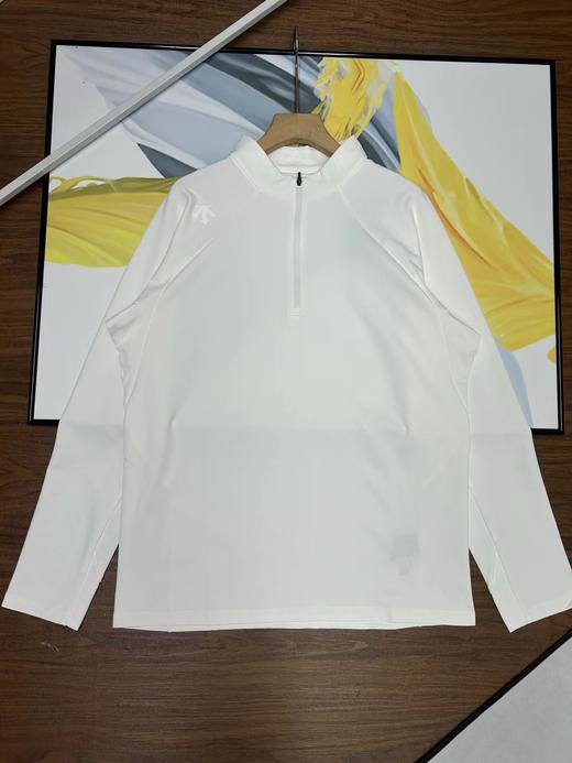 F0306114新款男士半拉链新款卫衣新款训练运动健身半拉链长袖针织衫 商品图2