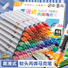 【万物皆可画❗咔巴熊马克笔套装】采用智能控墨系统，相比传统丙烯6大优势，色调高保真覆盖力强，可叠色笔芯马克笔小学生专用幼儿园水彩笔L 商品缩略图0