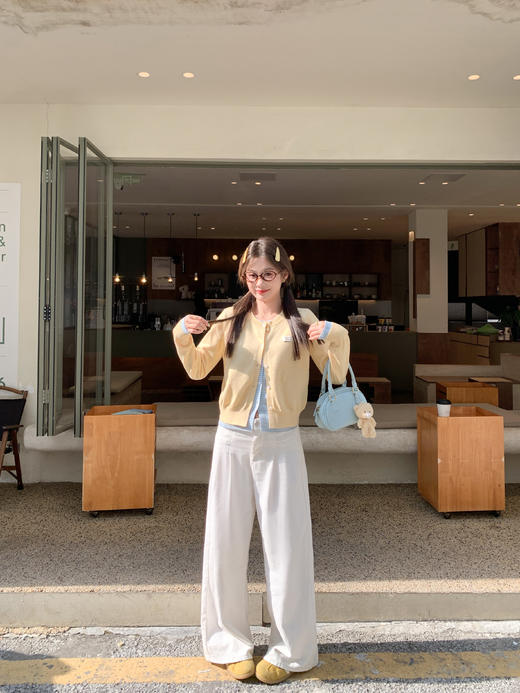 <曾小咸推荐>3.11现货秒杀 ！微信超特价！韩系假两件针织开衫 日常229.99 立减140 秒杀89.99！！ 商品图5