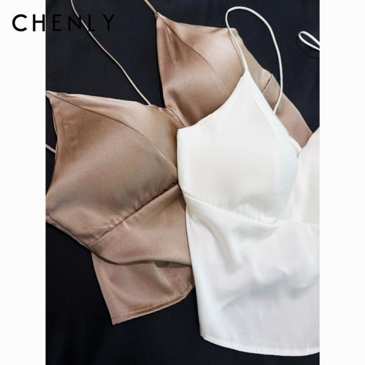尘衣｜26SS法式无钢圈桑蚕丝美背内衣 商品图0