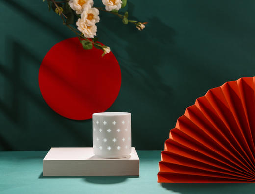 富玉景德镇素玲珑马克杯暖手杯高颜值轻奢水杯 商品图1