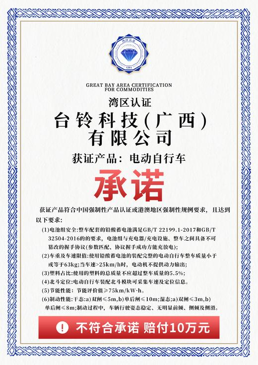 台铃电动自行车|长续航电动车 灵巧元气 代步首选 性能颜值都出众 让舒适陪您一同出发 商品图4