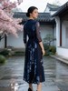 SC1S07_蓝采和色_连衣裙_春夏_V领大摆A字双层网纱叠接_高级女装_BERNIEELEN 伯妮斯茵 商品缩略图4