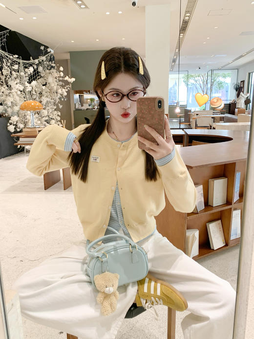 <曾小咸推荐>3.11现货秒杀 ！微信超特价！韩系假两件针织开衫 日常229.99 立减140 秒杀89.99！！ 商品图14