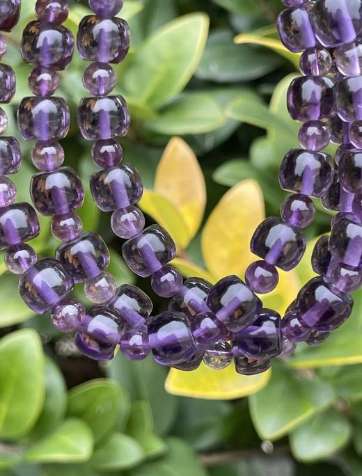 天然紫水晶鼓珠项链，顺丰包邮 商品图11