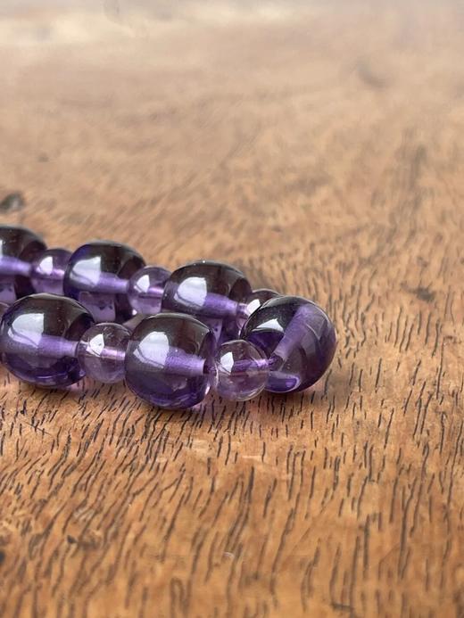 天然紫水晶鼓珠项链，顺丰包邮 商品图13