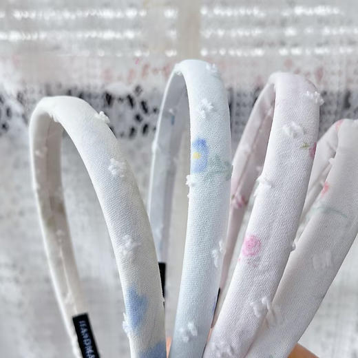 温柔甜美雪纺小花发箍复古风文艺高颅顶头箍发箍-纪念日百货门店同款161494355 商品图1