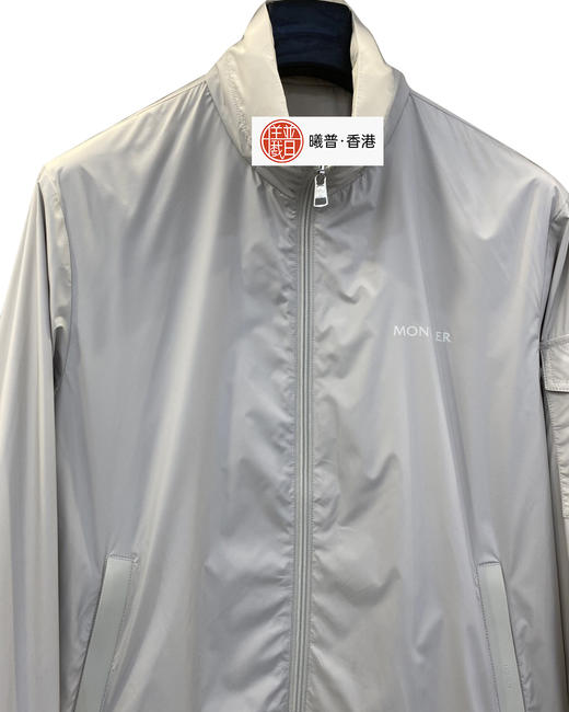 男款隐藏帽立领风衣外套hu018 商品图2