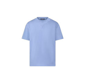 L-T （男装）雾霾蓝压纹T恤