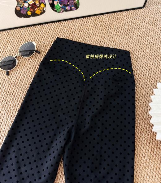 点此购买 Lululemon露露春秋季女士运动高腰臀标紧身植绒波点裤 ggd 341562 商品图12