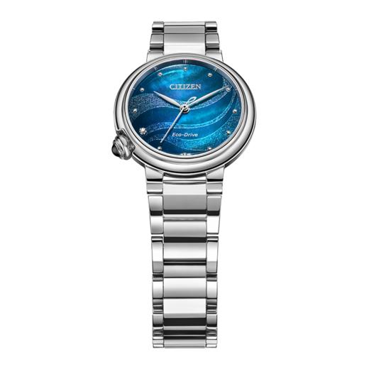 西铁城日本官方正品贝母表盘时尚光动能女表EM0910-80N 商品图4