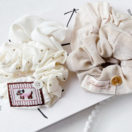 法式多色元素贴标对圈对装发圈-纪念日百货门店同款169256685 商品图2