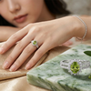 【绿宝石专场】9号 绿宝石戒指 库存7 配饰925银 商品缩略图0