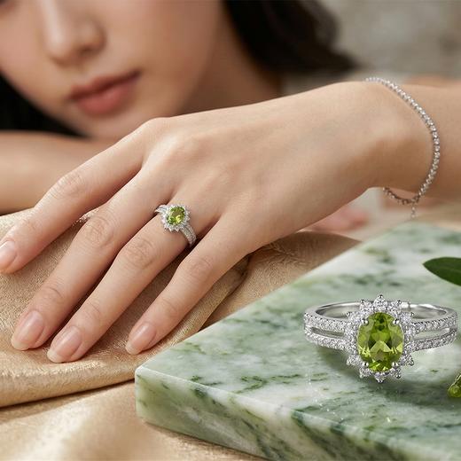 【绿宝石专场】9号 绿宝石戒指 库存7 配饰925银 商品图0
