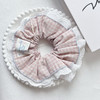 韩系粉色格子蕾丝边大肠发圈-纪念日百货门店同款169452926 商品缩略图1