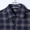 SDSA男装2026新款高贵轻奢韩版休闲格子菱形长袖衬衫百搭休闲衬衣 商品缩略图1