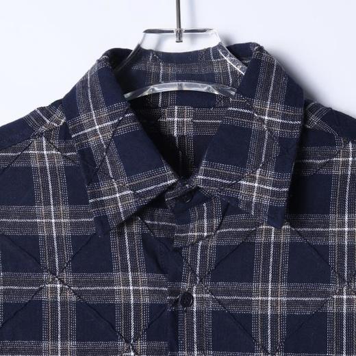 SDSA男装2026新款高贵轻奢韩版休闲格子菱形长袖衬衫百搭休闲衬衣 商品图1