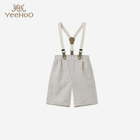 英氏儿童西服春秋长袖小西服礼服背带裤YRKBJ1S031A