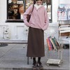 【法式慵懒风 醋酸羊毛半身裙】垂顺百搭 遮胯显瘦 柔软舒适 ZXT 商品缩略图6