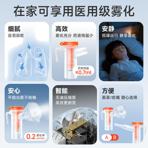 可孚雾化器医用吸入雾化机儿童家用婴儿医疗专用 商品图1