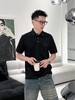 迪奥 25SS 胸前刺绣字母POLO衫 男女同款 黑色（DY） 商品缩略图3