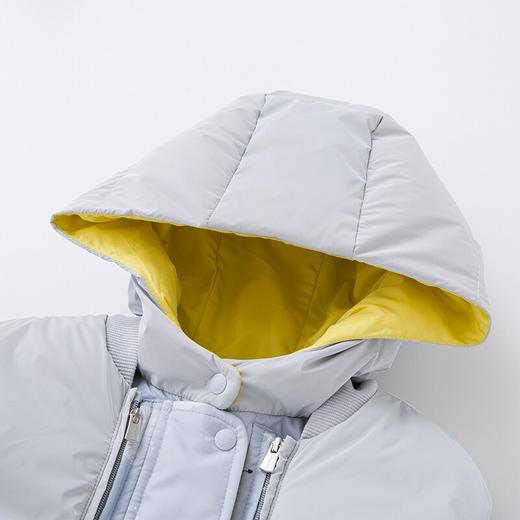 英氏儿童中长款羽绒服宝宝2件搭连帽外套可拆马甲新品YRWFJ42321A 商品图1