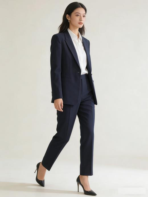 G2000女装SS26商场新款【多面弹/防紫外线/可机洗】烟管裤西裤61251026 商品图1