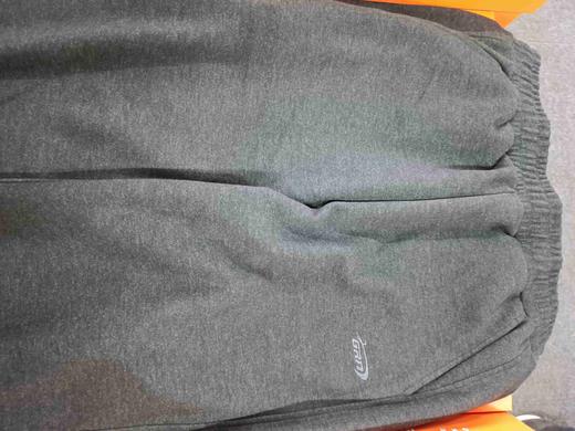 XY/贵人鸟韩系刺绣松紧腰高腰显瘦直筒运动裤男针织保暖单裤  深花灰色 商品图1