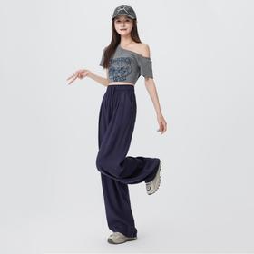 春夏高级感穿搭【天丝亚麻弯刀阔腿裤】天丝亚麻混纺面料柔软透气、宽松版型遮肉显瘦、高腰垂感设计不挑身材、轻松拉长腿部线条、舒适与氛围感双在线