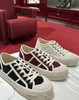 GU新款厚底字母饼干帆布休闲鞋提花增高鞋 商品缩略图0