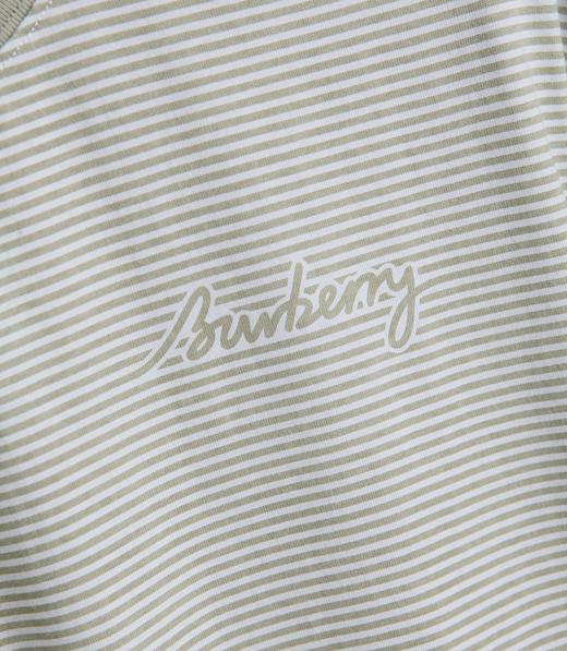 中性款棉质条纹短袖T恤lv007 商品图2