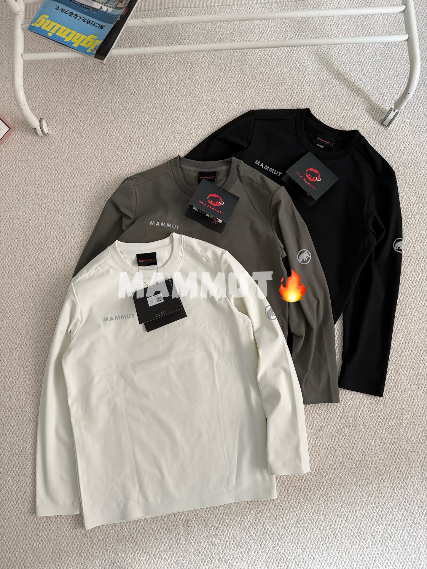 点此购买 猛犸象Tree户外运动透气舒适柔软圆领男内里磨毛长袖T恤 hbj 341572