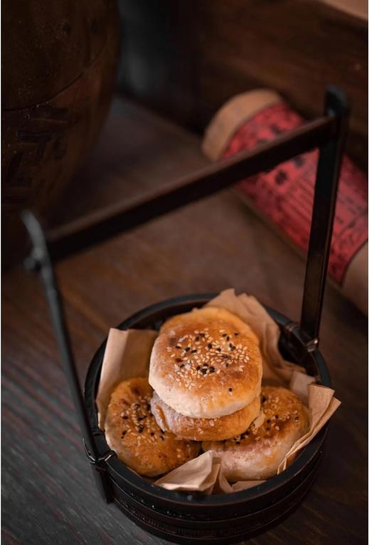 顺丰包邮老茶馆的油纸茶点 【古昌州留海棠板栗酥饼】一口酥掉渣 内馅又松软绵实 入口即化 配料干净 短保7-10天 顺丰基地直邮 商品图2
