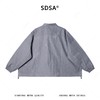 SDSA男装2026新款高贵轻奢韩版纯色按扣长袖衬衫下摆松紧设计百搭 商品缩略图4