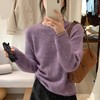 【星星落入你眼里 超绝星空毛衣】多种优质面料混纺 上身轻盈舒适又温暖 自带微微光泽感纱线 触感细腻 肌理精致有型 呈现优雅唯美视觉感 商品缩略图0