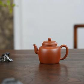 上新！「朱泥宫灯」180cc   小煤窑朱泥 作者王益萍  宜兴紫砂