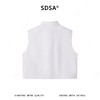 SDSA男装2026新款高贵轻奢时尚简约纯色马甲按扣翻领设计百搭休闲 商品缩略图4