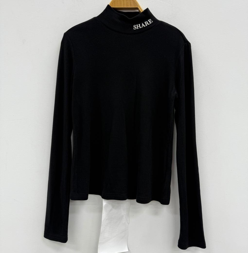 NC小高领针织打底衫50912（黑红）冬季954010120321