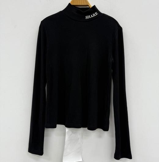 NC小高领针织打底衫50912（黑红）冬季954010120321 商品图0