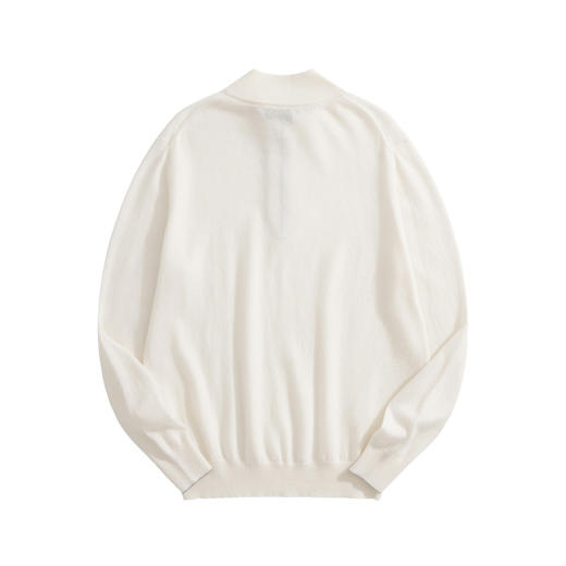 男款羊毛羊绒半拉链针织衫毛衣ba006 商品图1