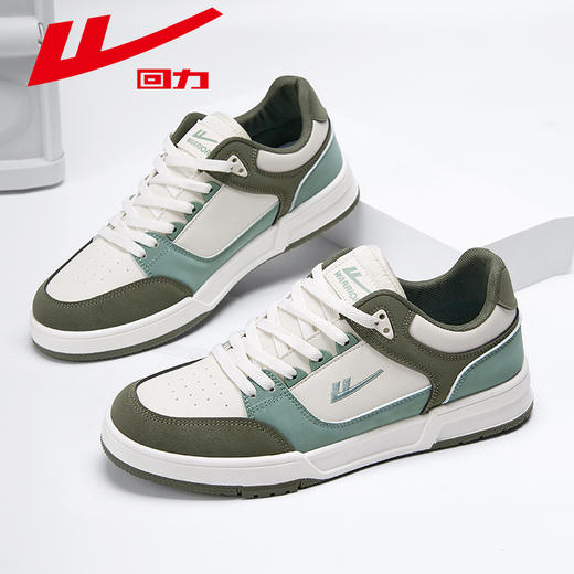 回力板鞋男2026春季新款厚底时尚韩版经典小白鞋学生情侣休闲鞋子【休闲鞋-低帮板鞋】WXY(S)-1600M 商品图3