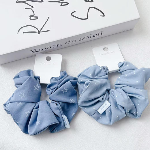 元气牛仔蓝发圈-纪念日百货门店同款169452192 商品图0