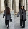 【八分毛呢阔腿裤的魅力！柔软厚实】质感显腿长毛呢西装裤 高腰收腹 柔软厚实 包容多种腿型 显瘦显高 MWX 商品缩略图1