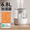 新款6.8L大容量加湿器USB双喷雾家用宿舍办公室卧室桌面带小夜灯 商品缩略图0